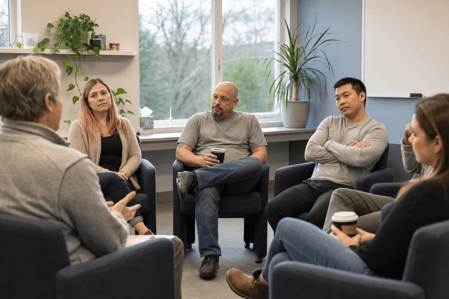 Outpatient treatment room at Clear Steps Recovery